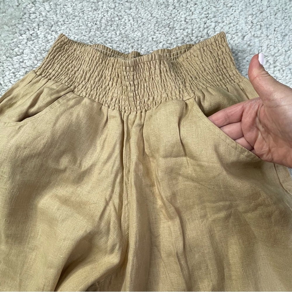 NWT Nomad the Label French Linen Pants Parachute Balloon Wide US 12 XL - Picture 10 of 16